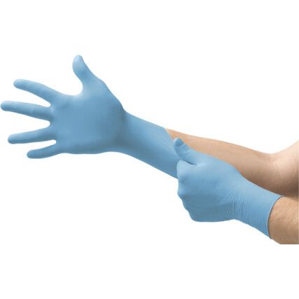 92-134 MICROFLEX NITRILE DISP GLOVES (BX-100) (S-6.5-7)