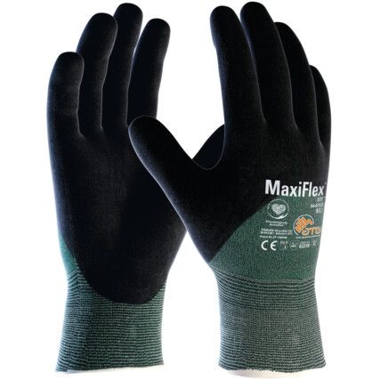 34-8753 MAXIFLEX CUT 3/4 NITRILE COATED GLOVE SIZE 10