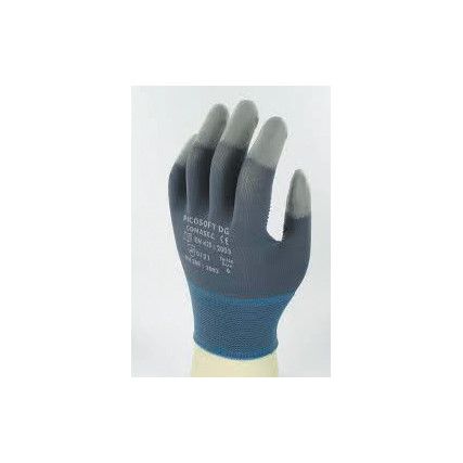 Picosoft, Mechanical Hazard Gloves, Blue/Grey, Nylon Liner, PVC Coating, EN388: 2003, 0, 1, 2, 1, Size 10