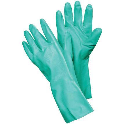 TEGERA 186 NITRILE FLOCK LINED Cat.III GLOVES GREEN SZ-12 (PR)