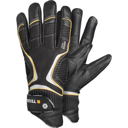 TEGERA 7797 GOATSKIN CAT.II GLOVES BLACK SZ-7 (PR)