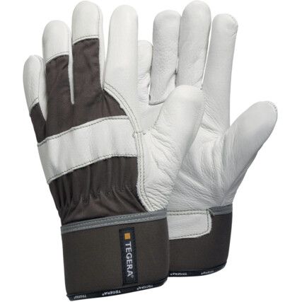 55 TEGERA F/G OXHIDE CV/B GLOVES GREY SIZE 8