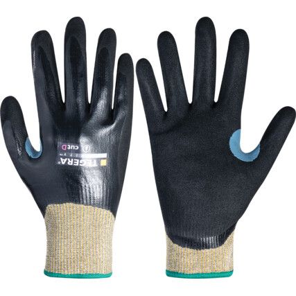 Infinity™, Cut Resistant Gloves, Black/Yellow, EN388: 2016, 4, X, 4, 3, D, Nitrile Foam/PU Fully Coated, CRF® Technology/Glass Fibre Thread/Nylon/Spandex, Size 8