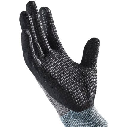 884A Tegera, General Handling Gloves, Black/Grey, Nitrile Coating, Nylon Liner, Size 9