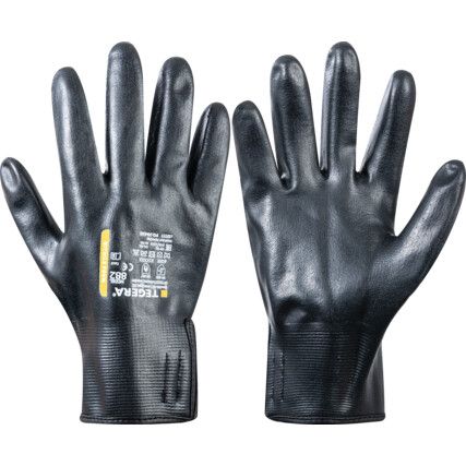 882 Tegera® Mechanical Hazard Gloves, Black, Nylon Liner, Nitrile Foam Coating, EN388: 2016, 4, 1, 2, 1, X, Size 11