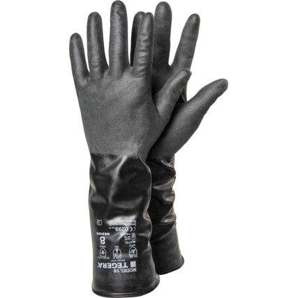 TEGERA 16 CHEM' PROTECT BUTYL CAT.III GLOVES BLACK SZ-7 (PR)