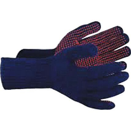 4082208, General Handling Gloves, Blue/Red, PVC Coating, Acrylic/Nylon/Polyester Liner, Size One Size