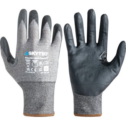 SAPPHIRE NANO FOAM + 21G CUT F NITRILE FOAM GLOVE (XS)