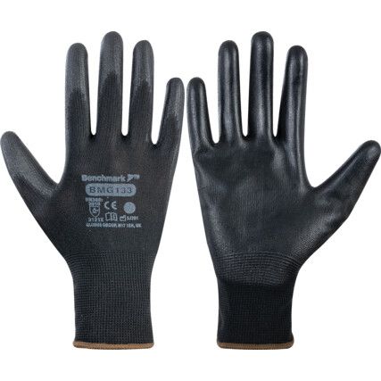 BMG133 MULTI-PURPOSE POLYESTER/PU GLOVE (S-8)(M)