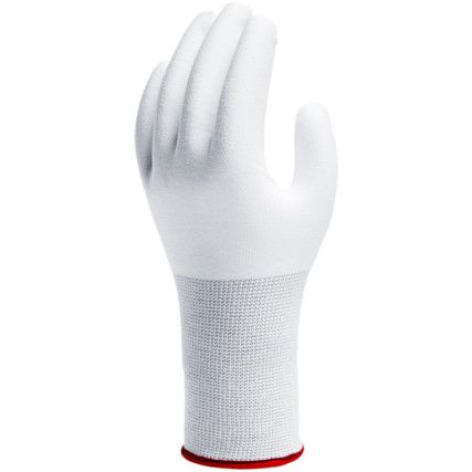 546X, Cut Resistant Gloves, White, EN388: 2016, 4, X, 4, 1, C, Uncoated, DURACoil/HPPE, Size 7