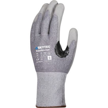 SAPPHIRE IRON 13G CUT LEVEL F PU GLOVE (XXL)