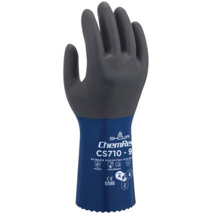 CS710 NITRILE GAUNTLET (S)