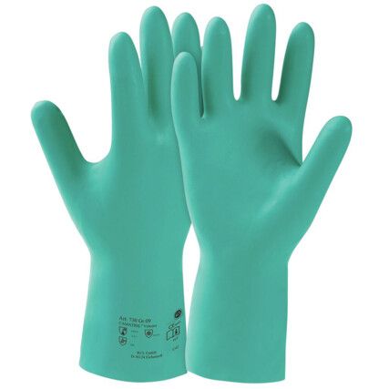 CAMATRIL 730 NITRILE FLOCK LINED GLOVE SZ 7