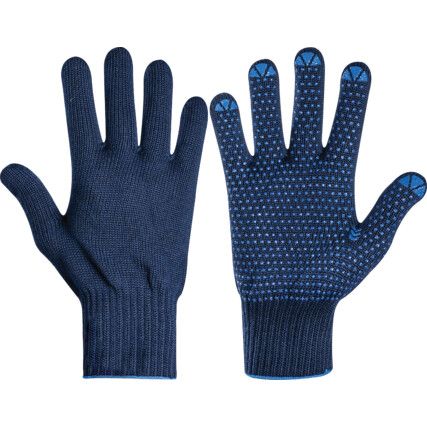 7800GP Thermit, Cold Resistant Gloves, Blue, Thermal Yarn Liner, PVC Coating, Size 7