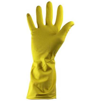 PURA NITRILE YELLOW HOUSEHOLD GLOVES (SZ-7)