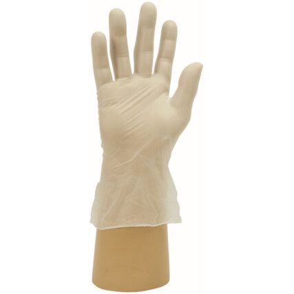 SHIELD PF VINYL GLOVES (S)(BX-100)