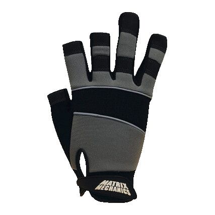 MAT-M3 Matrix Mechanical Hazard Gloves, Black/Grey, Synthetic Leather Liner, Neoprene Coating, EN388: 2003, 2, 1, 2, 1, Size 8