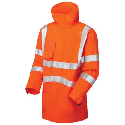 CLOVELLY ISO 20471 CL.3 EXECUTIVE ANORAK HI-VIS ORANGE (S)