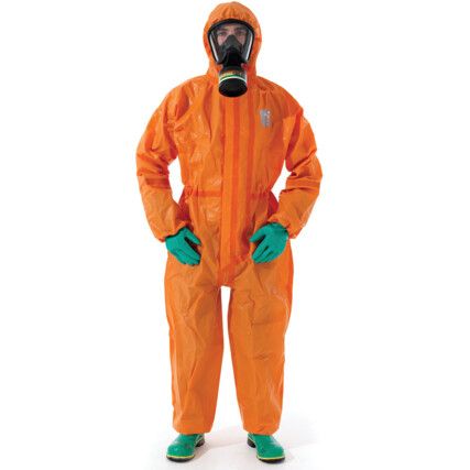 Microchem 5000 Orange Coveralls (XL)