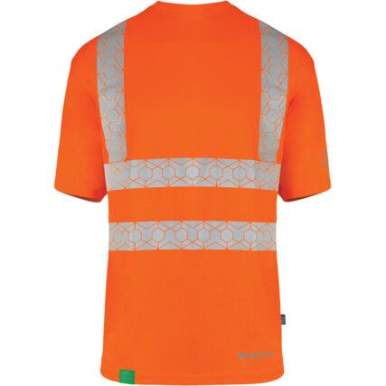 RECYCLABLE HI-VIS T-SHIRT ORANGE (S)