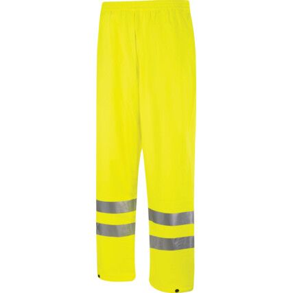 Hi-Vis Breathable Trousers, EN20471, Yellow , 2XL