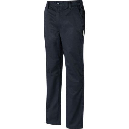 Work Trousers, Black, 44" Waist, Regular Fit, 31" Leg