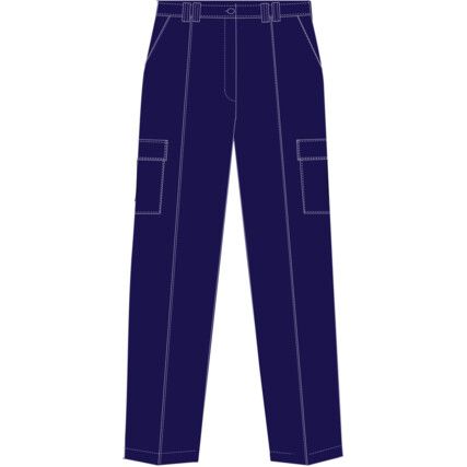 T28 LADIES CARGO TROUSERS NAVY SIZE 26 29" LEG