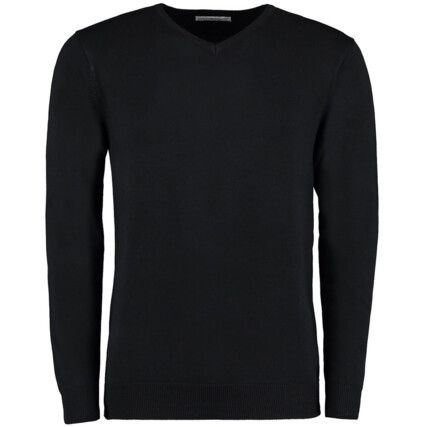 KK352 V-NECK SWEATER BLACK (XS)