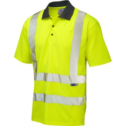 ROCKHAM  HI-VIS POLO SHIRT YELLOW (XL)