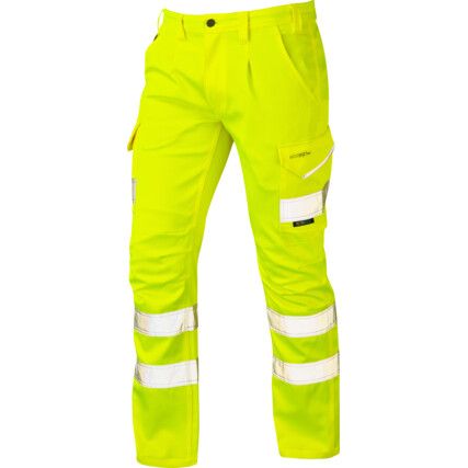 KINGFORD HI-VIS TROUSERS YELLOW (30"R)