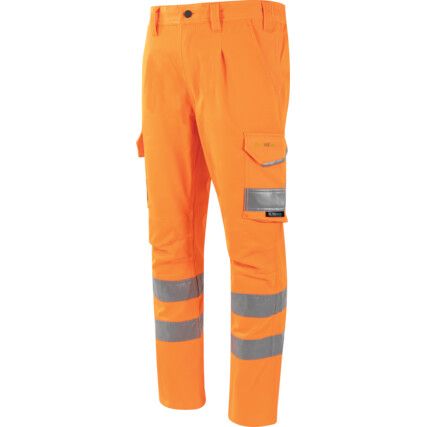 KINGFORD HI-VIS TROUSERS ORANGE (30"R)