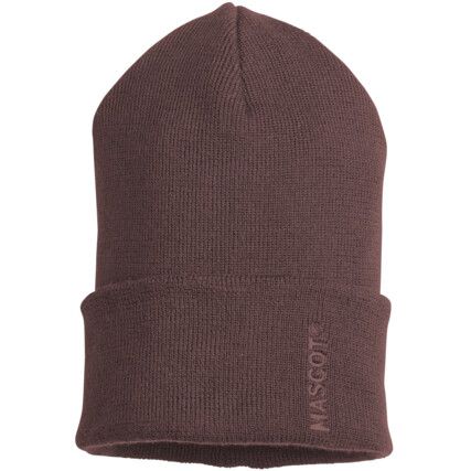 COMPLETE KNITTED HAT BORDEAUX