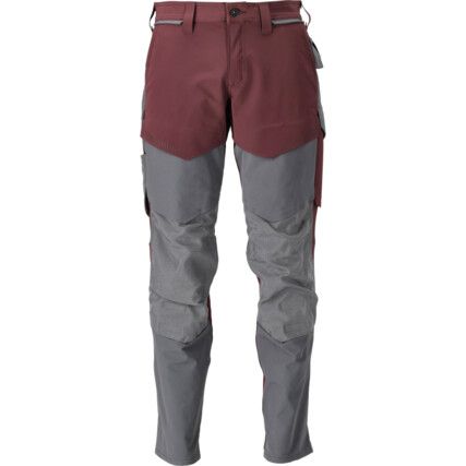 CUSTOMIZED TROUSERS KNEEPAD POCKETS STRETCH BORD/GREY (L32W33.5)