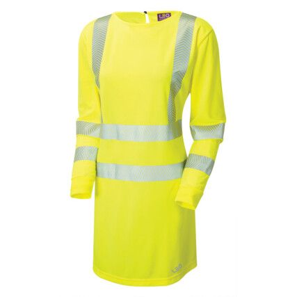 LILLY COOLVIZ ULTRA WOMENS MODESTY TUNIC YELLOW (L)