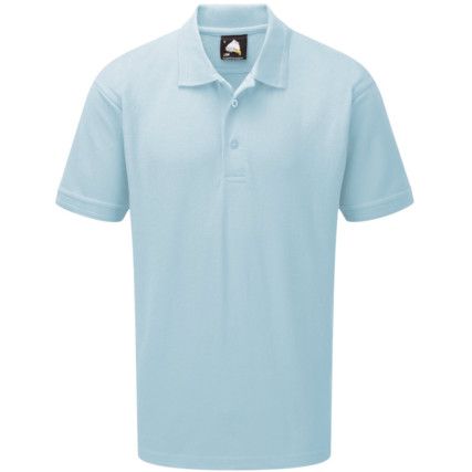 Eagle, Polo Shirt, Unisex, Light Blue, Cotton/Polyester, Short Sleeve, L