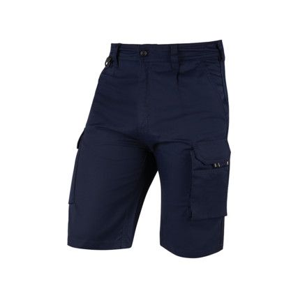 HAWK DELUXE EARTHPRO SHORTS (GRS65% RECYC POLYESTER) 44 NAVY