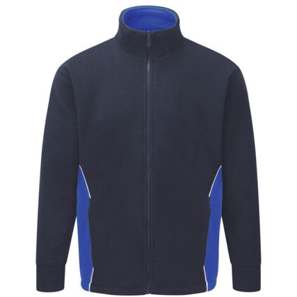 Silverswift, Two-Tone Fleece, Royal Blue/Navy Blue, Polyester, XS