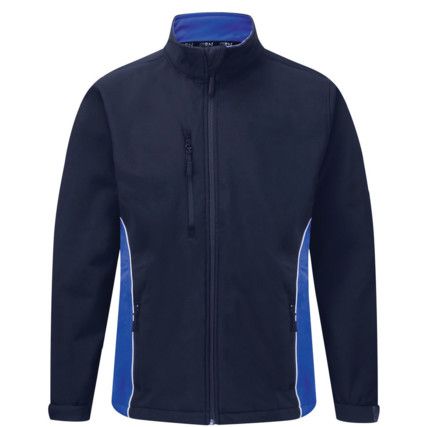 4280 Silverswift Two-Tone Softshell Jacket Navy/Royal (XS)