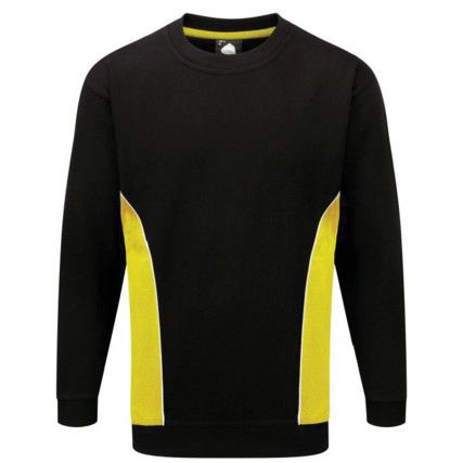 1290 Silverswift Two-Tone Sweatshirt Black/Yellow (XS)