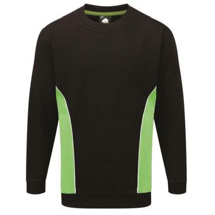 1290 Silverswift Two-Tone Sweatshirt Black/Green (M)