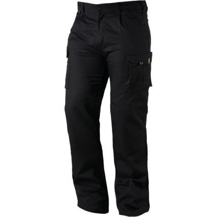 HAWK DELUXE EARTHPRO TROUSER (65%RECYC POLYESTER) BLACK 32 S