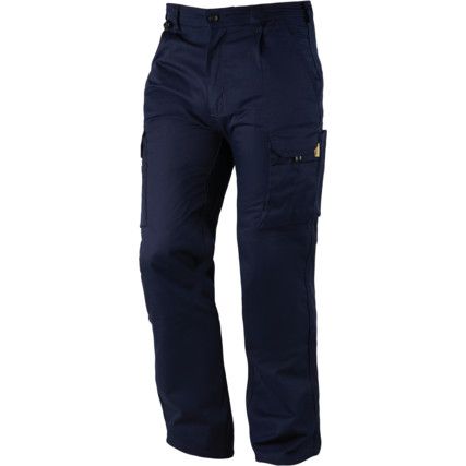 HAWK DELUXE EARTHPRO TROUSER (65%RECYC POLYESTER) NAVY 32 T