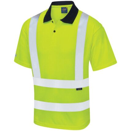 CROYDE COMFORT ECOVIZ PB POLO SHIRT YELLOW (M)