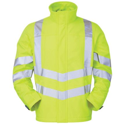 Soft Shell Jacket, Unisex, Yellow, Polyester, M