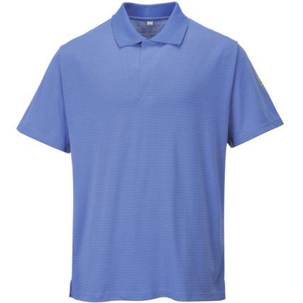 A21 ANTI-STATIC POLOSHIRT BLUE (3XL)