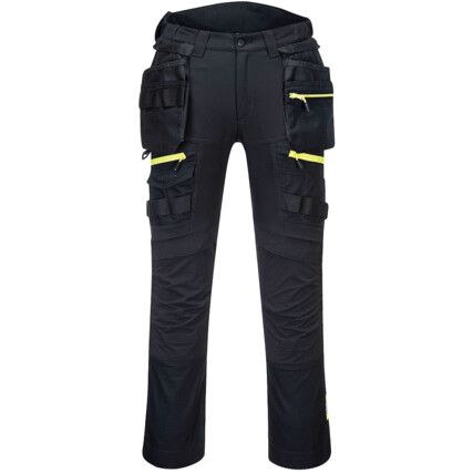 DX4 DETACHABLE HOLSTER POCKET TROUSERS BLACK (S-26)