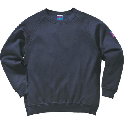 Sweatshirt, Navy Blue, Modaflame™ Knit, 2XL