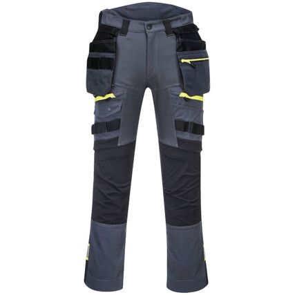 DX4 DETACHABLE HOLSTER POCKET TROUSERS METAL GREY (S-28)