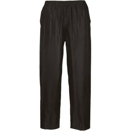 S441 CLASSIC RAIN TROUSERS BLACK (L)