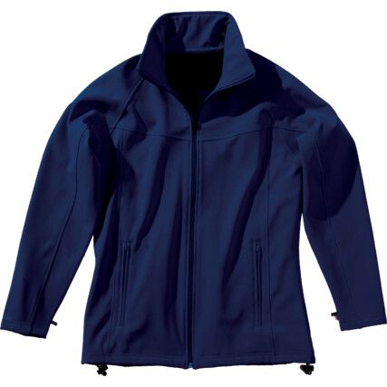 Soft Shell Jacket, Women, Navy Blue, Size 10